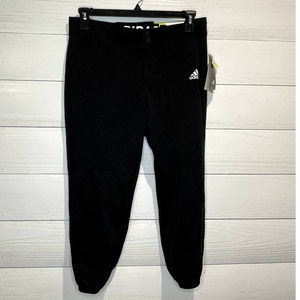 NWT ADIDAS Climalite Black Fastpitch Belted Pants- Size Medium Women